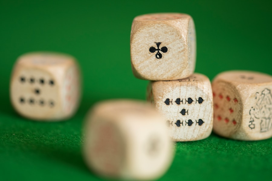 Photo "Divination with dice interpretation"