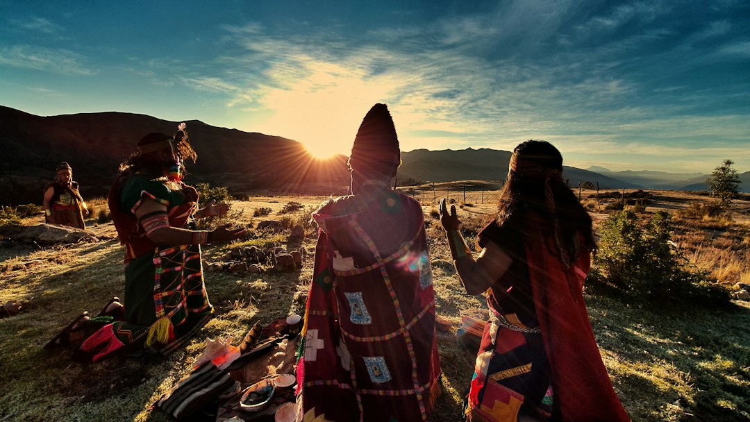 Photo modern shamanism practices